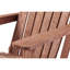 Chaise Adirondack pliante en bois surdimensionnée avec dossier et siège préassemblés, chaise de patio en bois pour patio