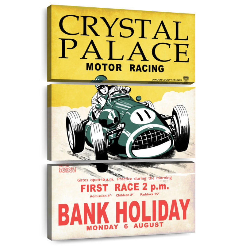 Sireci Crystal Palace Racing II, 32" H x 20" W