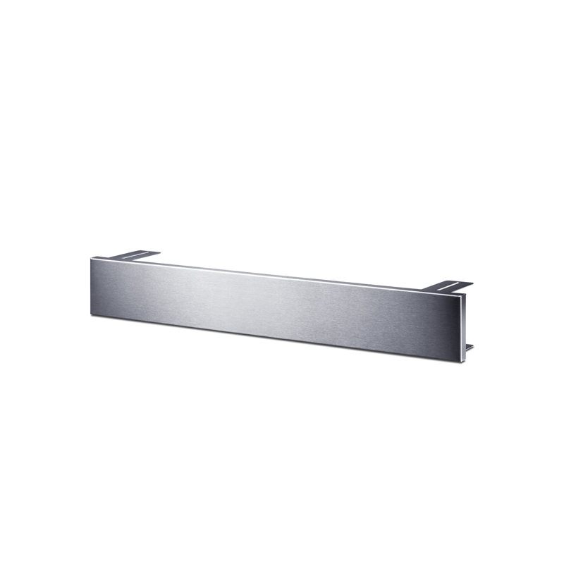 Summit Appliance 30" wide wall oven filler trim kit in stainless steel, 4" H x 30" W x 5" D