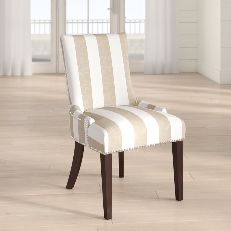 Gallager 19.5'' H Upholstered Parsons Chair, 2, Graphite Velvet