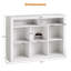 Rangement à 8 cubes avec tablette à 3 niveaux, tablette de 47,2 po de largeur, tablettes de rangement ouvertes, bibliothèque pour le salon-704749825