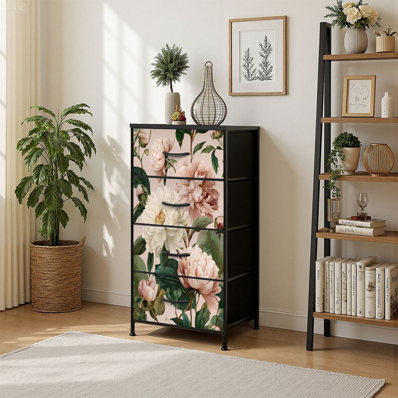 Commode de rangement verticale 4 tiroirs