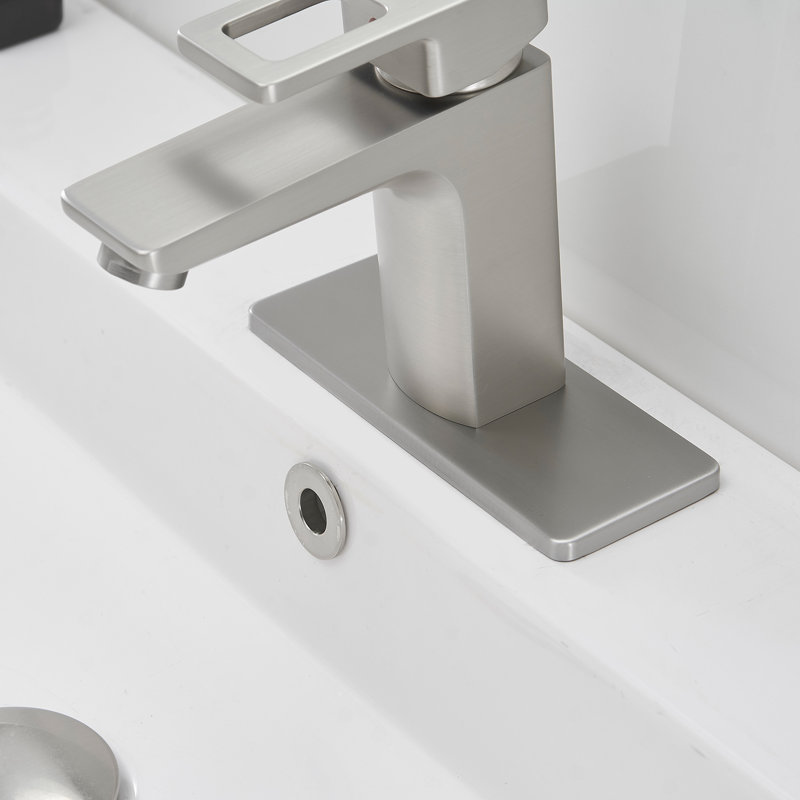 Single-Hole Single-handle Bathroom Faucet, Brushed Nickel