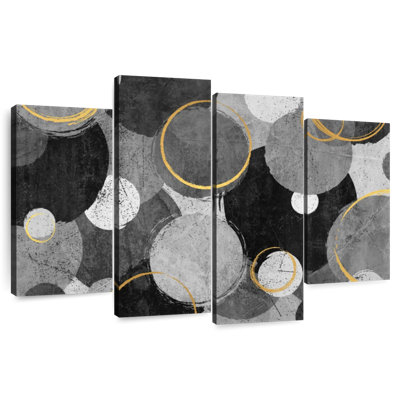 Cercles foncés superposés Avery