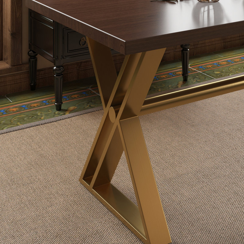 70.'' Wood Rectangular Dining Table