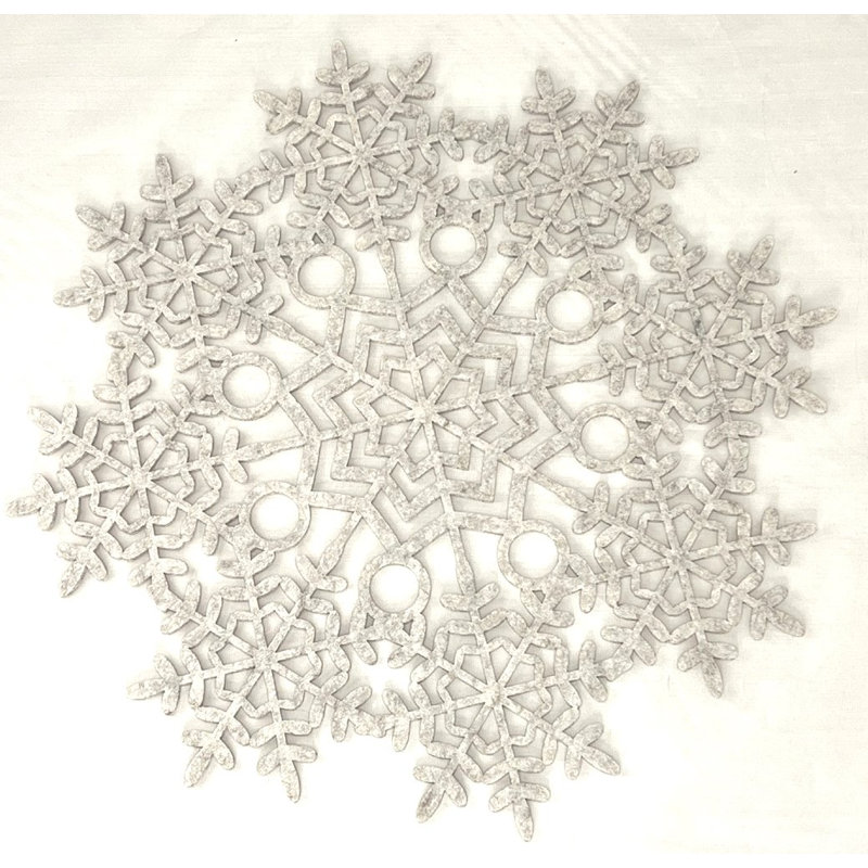 Kadidiatou Felt Novelty Placemat, Beige