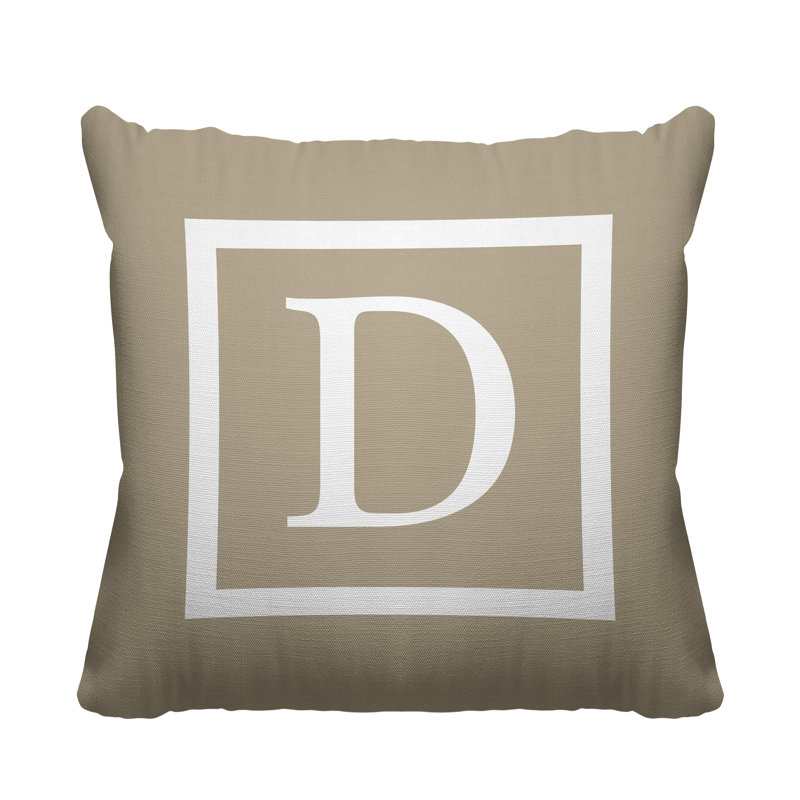 Coussin Colter, Beige, L 15 po x H 15 po, H 17 po x l 17 po