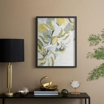Lemon Pears Framed Print - Solid Wood