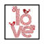 « red love », impression sur toile tendue-19731775-74734828