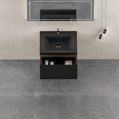 Floating Bathroom Vanity with Sink Combo