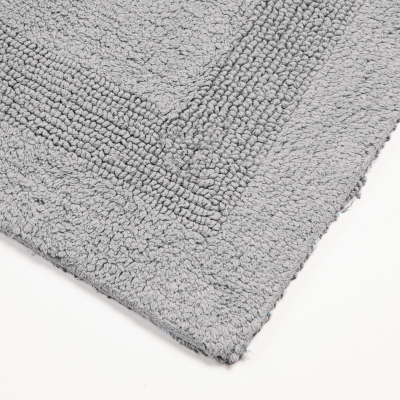 Tapis pour salle de bain Provence, L 20 po x L 32 po, gris
