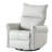 Modern 360° Swivel Rocking Recliner Chair With Side Pocket, Perfect For Relaxation And Space Efficiency, Recliner-294679959