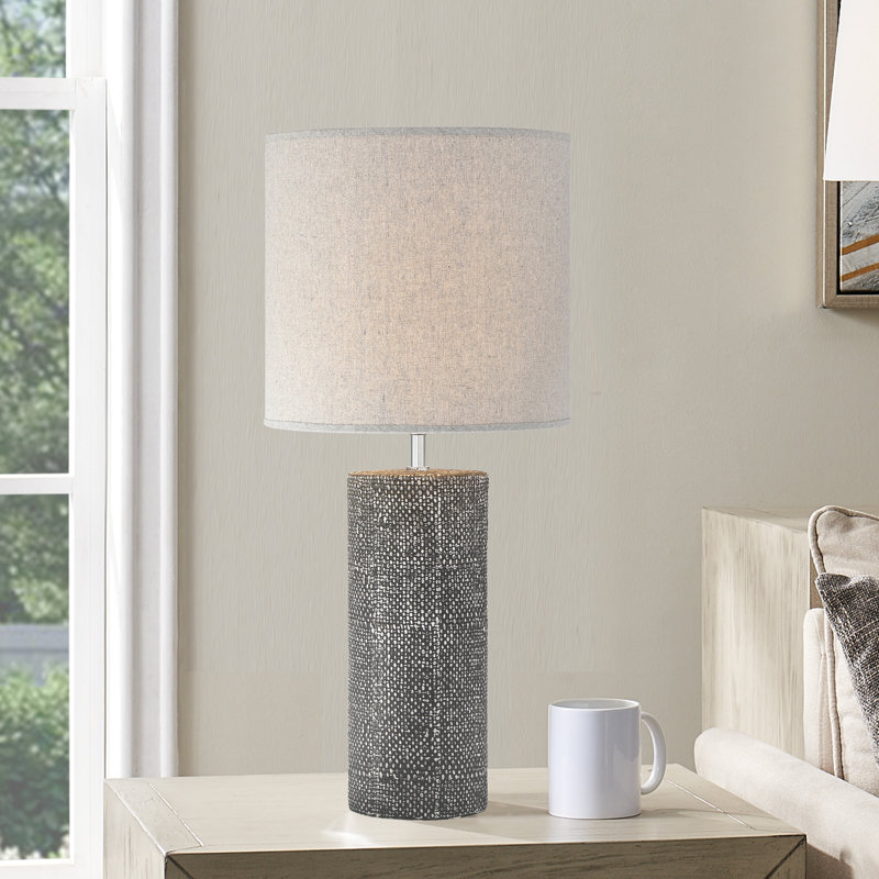 Monstair Ceramic Table Lamp, Gray