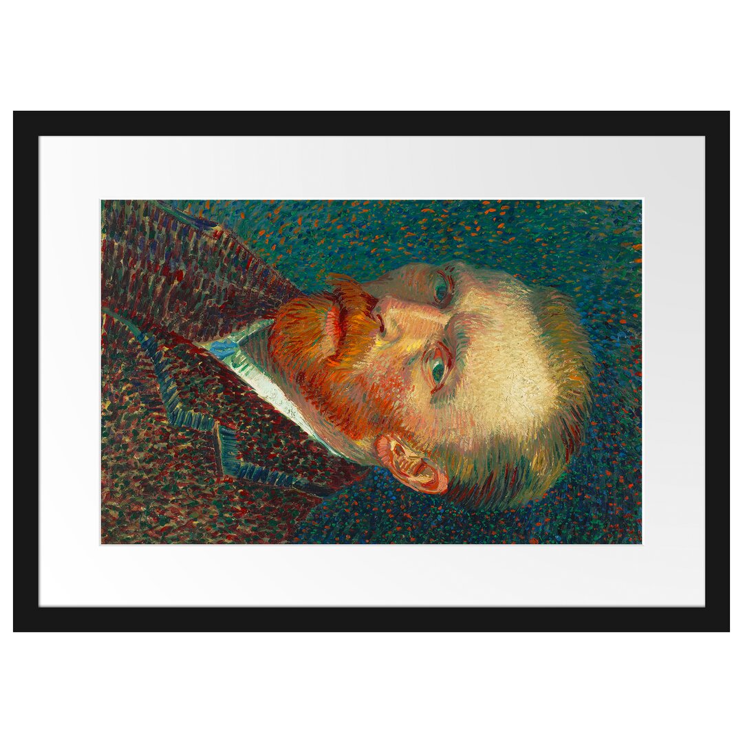 Gerahmter Kunstdruck Self Portrait von Vincent Van Gogh