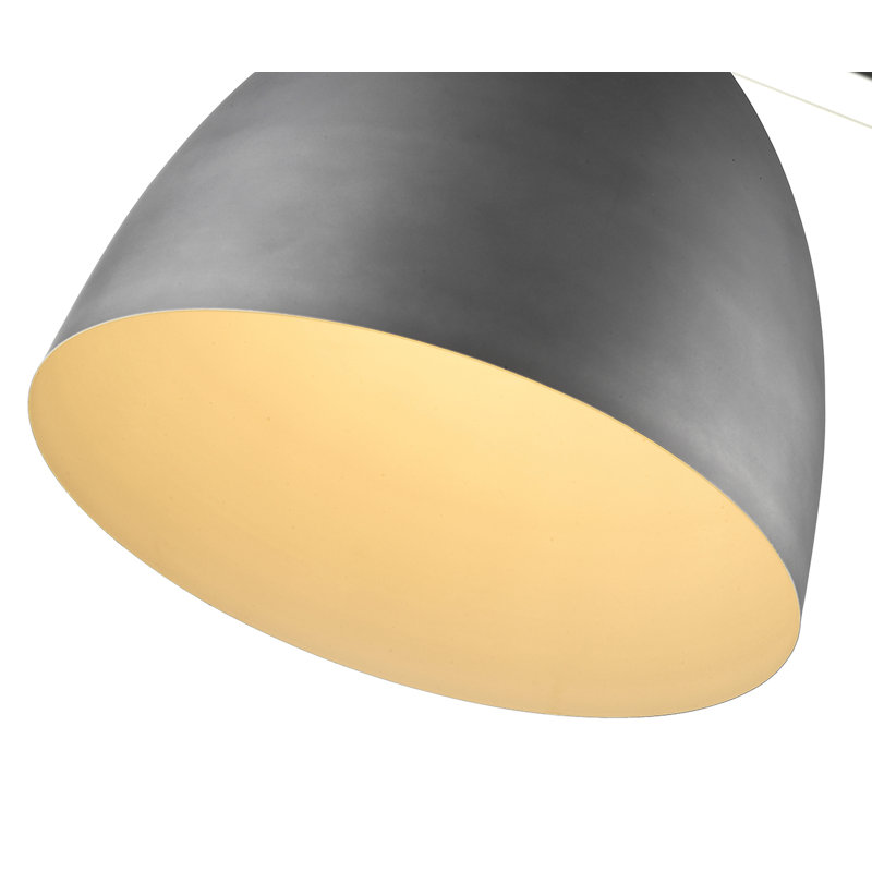 Marcy 1 - Light Metal Dome Pendant, Cement