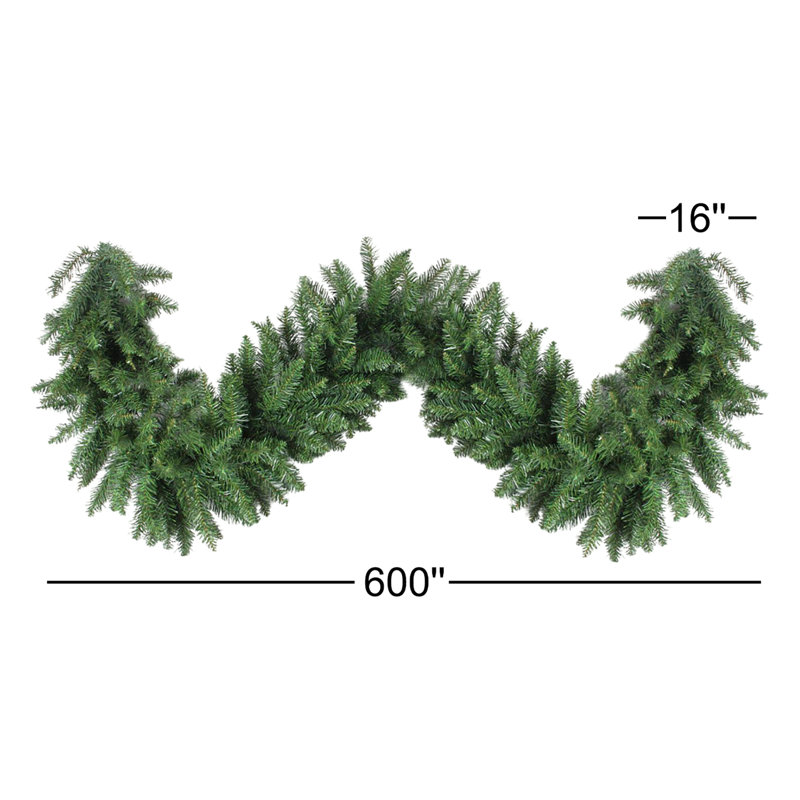 Guirlande de Noël artificielle Buffalo Fir, L 50 pi
