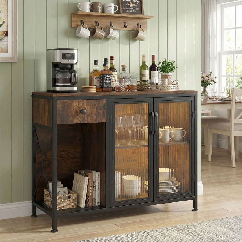 87cm Sideboard, Brown