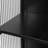 Contemporary Three Storage Cabinet With Black Doors And Iron Frame, For Home Modern Cabinet, Two Doors, Black, Suits Entryway, Living Room, Bathroom, Dining Room-1853976188