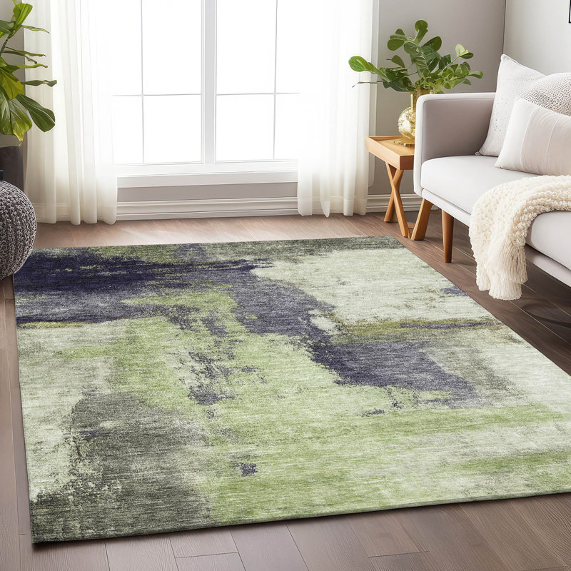 Tapis intérieur / extérieur lavable Vionna , 10 pi x 14 pi