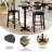 Commercial Seamless Surface Tabletop with Bar Height Crisscross Base-156453021-167038655