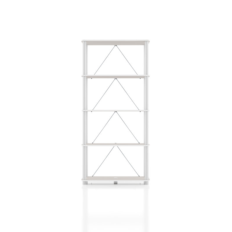 Terzenbach Wide Storage Shelving, Taupe Gray, (5 Shelves) 58.22"H x 27.55"W x 12"D