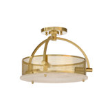 Moon 3 - Light Semi Flush Mount