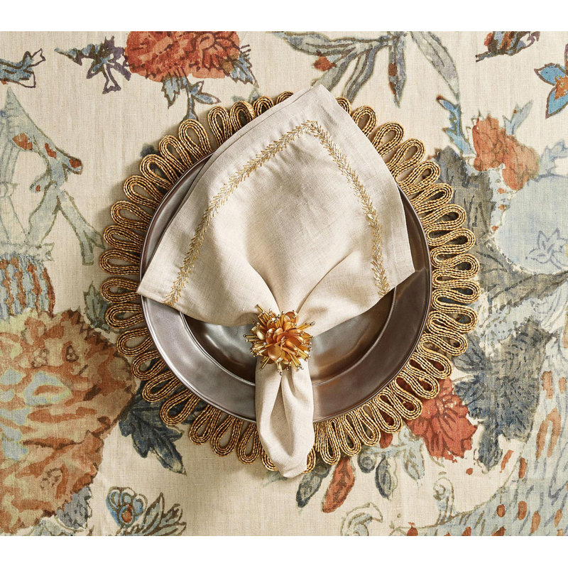 Starburst Napkin Ring, Gold