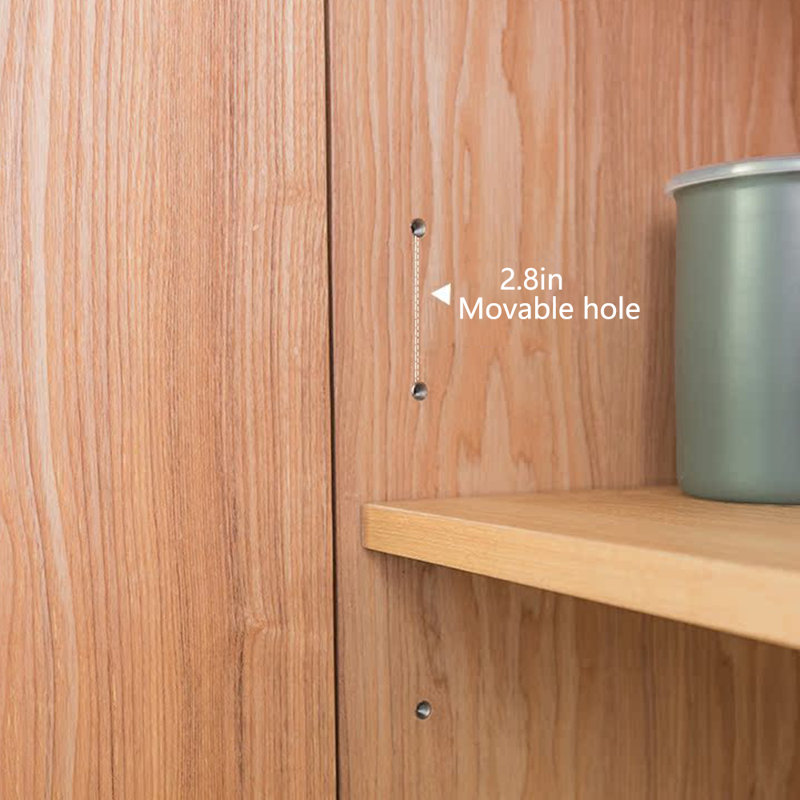 Console en bois massif, Bois brun