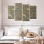 Treillis feuilles d'or 4 pièces-276422202