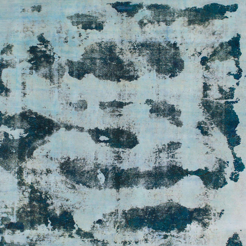 Abstract Indoor Rug, Square 3'
