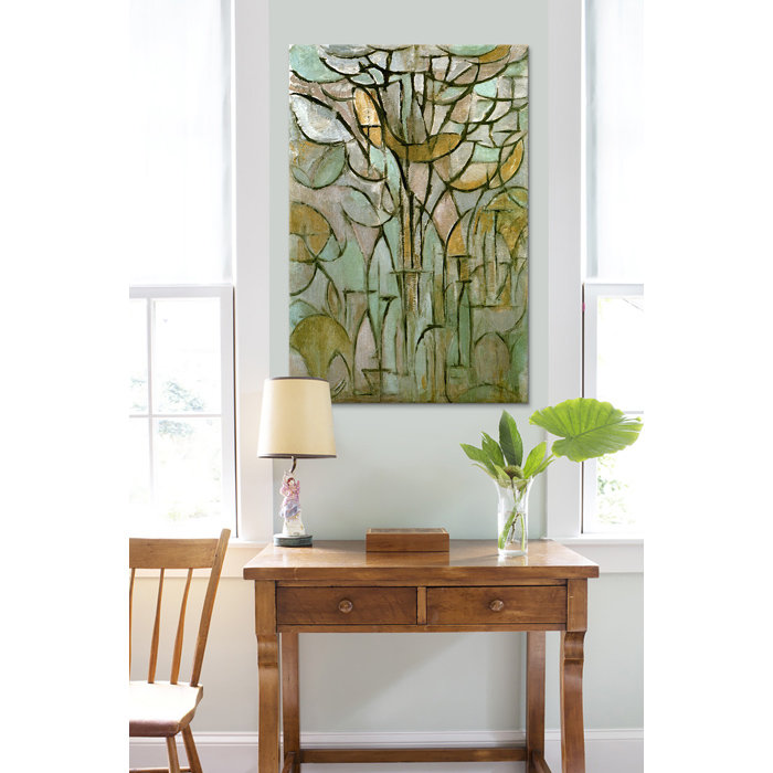 " Tree, 1912 " by Piet Mondrian, Canvas, 12" H x 8" W x 0.75" D