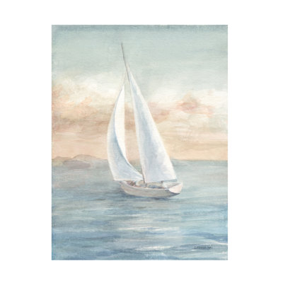 Art mural sur toile tendue - Danhui Nai «Full Sail I» pour décoration de salon, de chambre à coucher ou de bureau - 14 x 19