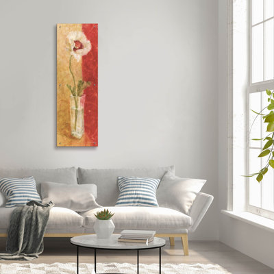 «Fleur En Soie 1» par Danhui Nai, art mural en verre acrylique