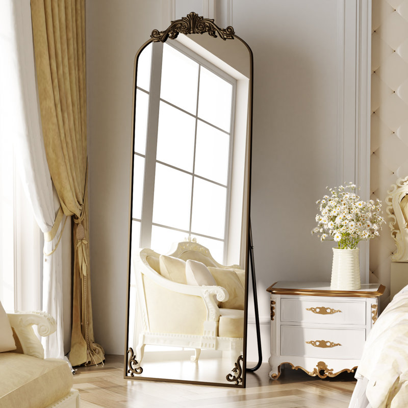 Jovitah Aluminium Arch Floor Mirror, Bronze