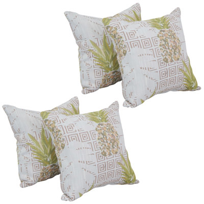Floral Reversible Throw Pillow