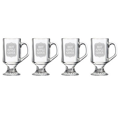 Hot Apple Cider Glass Coffee Mug