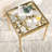Chalanda Glass Top End Table