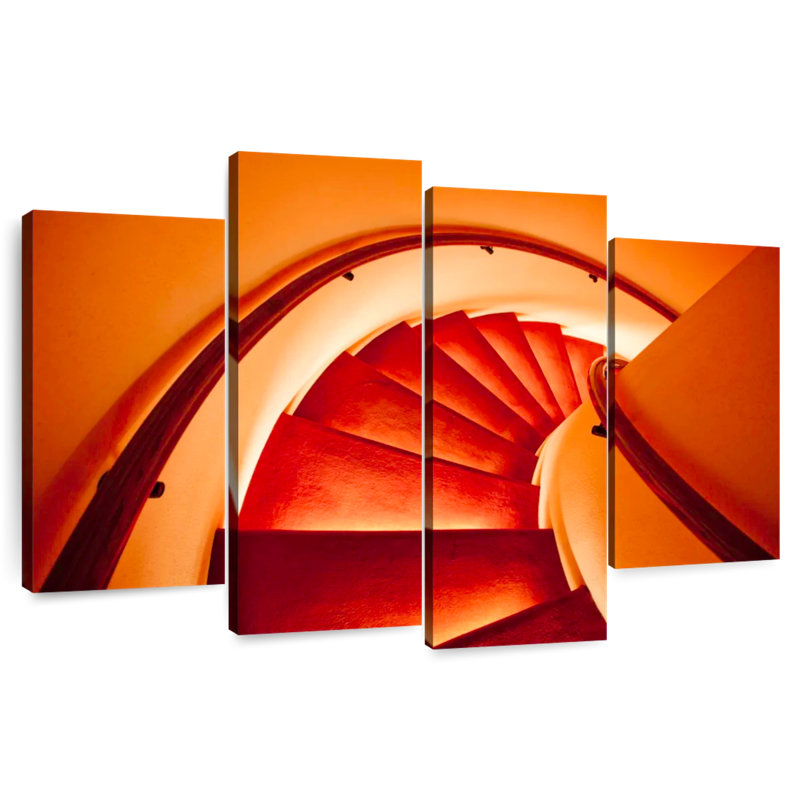 Escalier en colimaçon lumineux Lilie, H 42 po x l 68 po