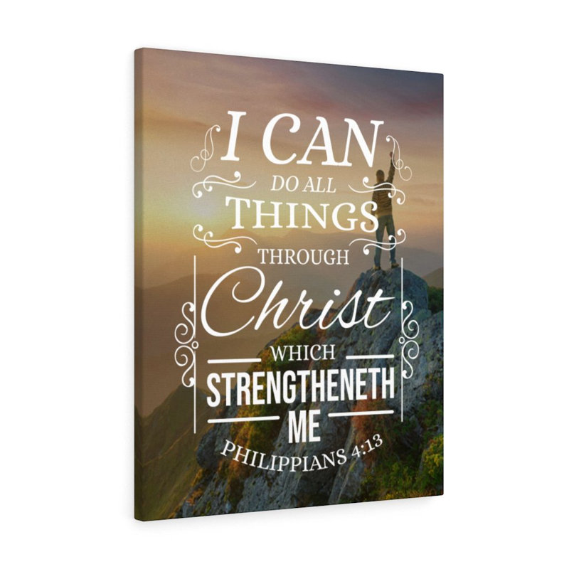 I Can Do All Things Philippians, H 24 po x l 18 po x P 1,25 po
