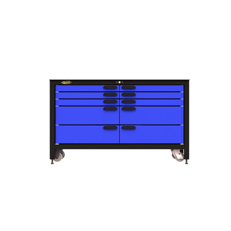 Établi à hauteur ajustable de 24 po de largeur, Bleu