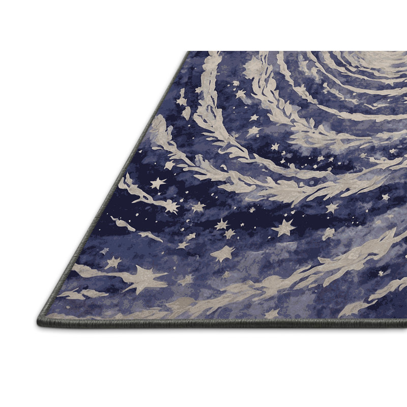Silky Soft Plush Gray Area Rug, Square 5'