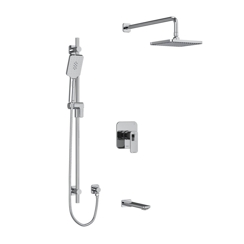 Garniture de douche 1345, Chrome