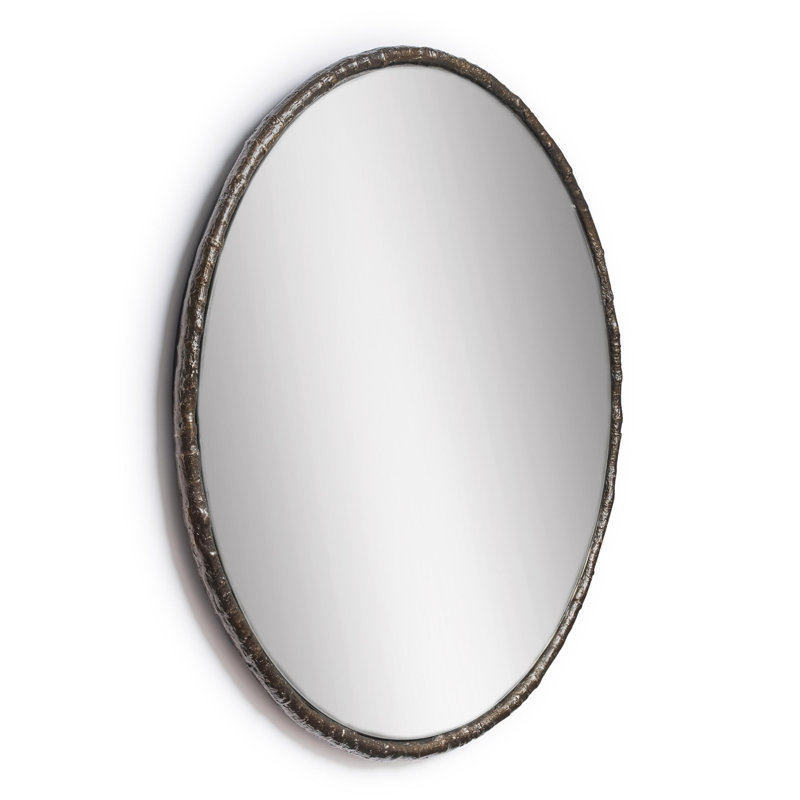 Andover Round Metal Wall Mirror, 36" x 36"