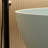 Turquoise 63 - Inch Freestanding Soaking Tub, Hard And Wear , Non Permeable 63'' Solid Surface Bathtub, , Ergonomic Design For A Relaxing Soak