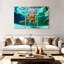 «Diving Golden Retriever», reproduction d'art sur toile-1953036528