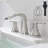 2-handle Bathroom Faucet with Drain Assembly