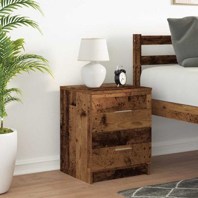 Bedside Cabinet With 2 Drawers