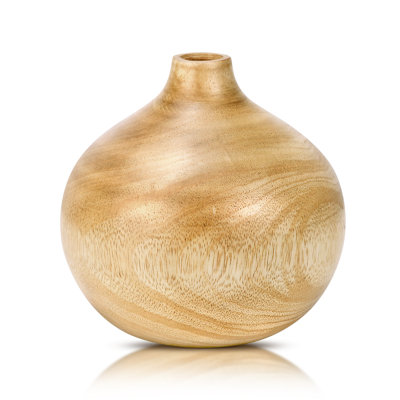 Claresta Handmade Wood Table Vase