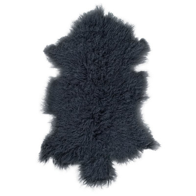 Simeon Solid Colour Hand Woven Shag 50cm X 100cm Area Rug