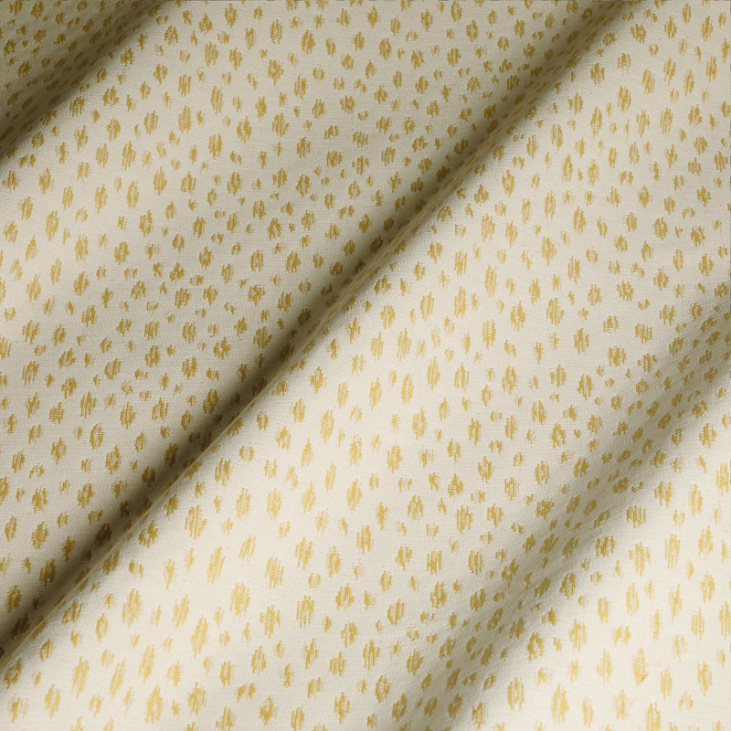 Granville Weaves Honfleur Cotton Blend Fabric, Canary